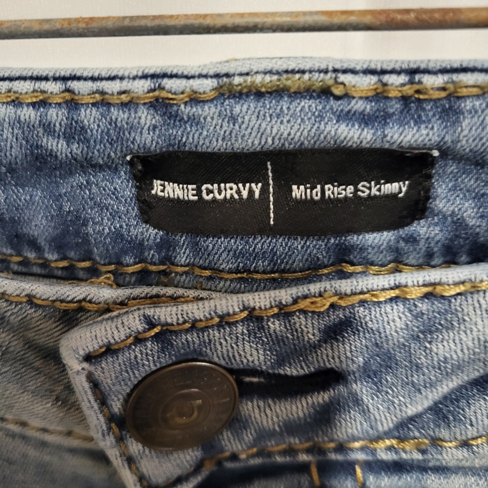 True Religion Jeans Women‎ Blue JENNIE Curvy Super Skinny Mid Rise Size 30 - Picture 11 of 11